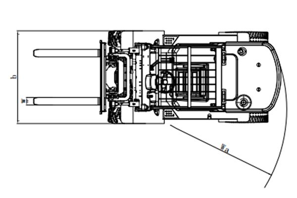 4-Wheel Drive Rough Terrain Forklift 3-4 Tonne